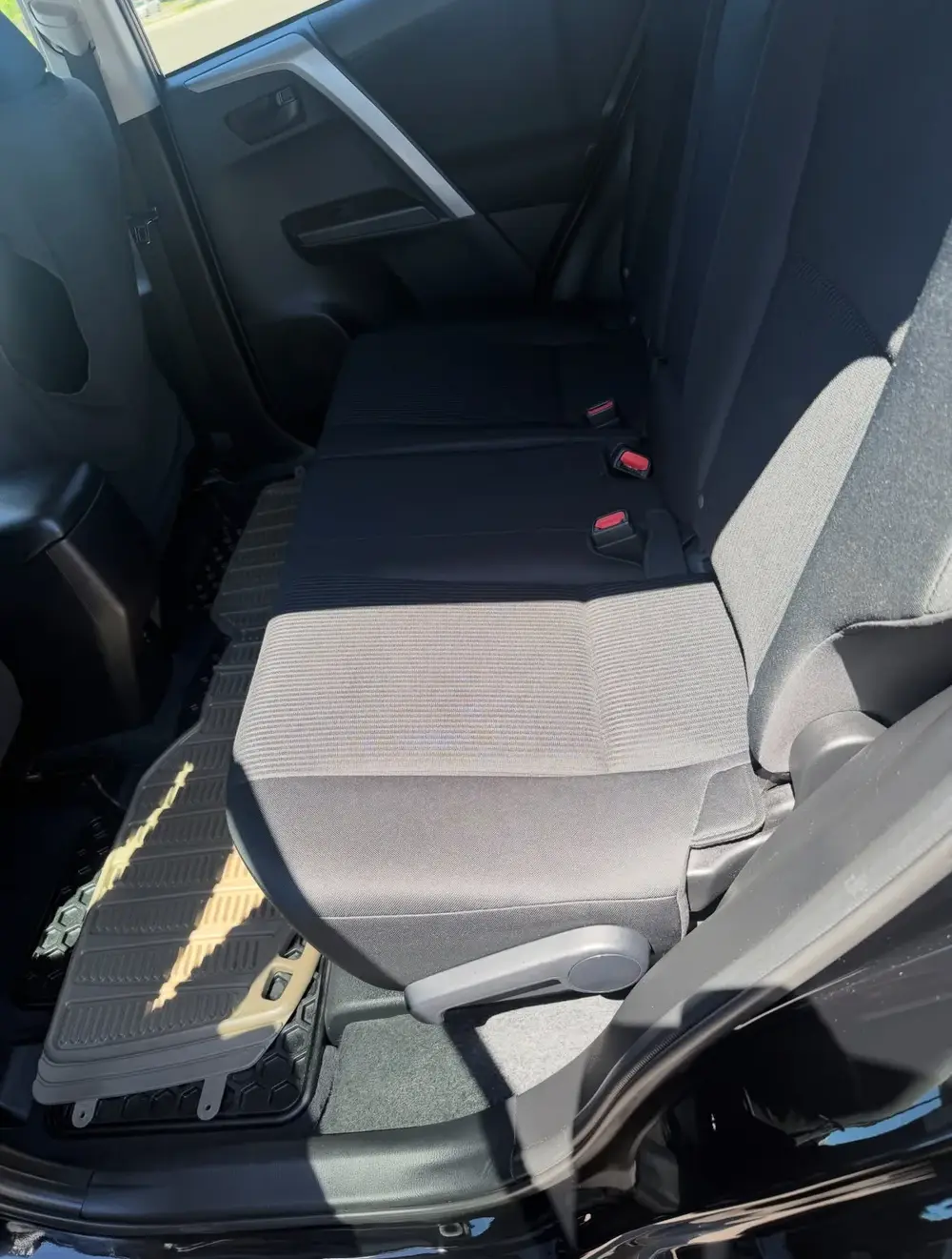 Clean detailed rear seats